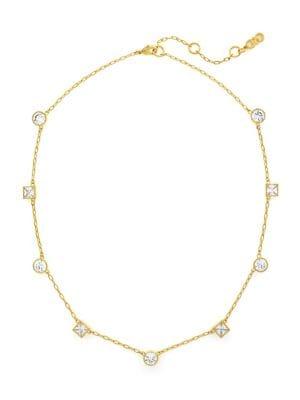 Cole Haan Crystal Station Necklace