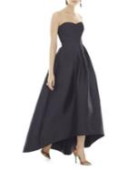 Alfred Sung Royal Strapless Twill Dress