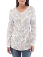 B Collection By Bobeau Camo Printed Brushed Hoodie