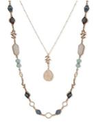 Lonna & Lilly Mother-of-pearl Double-strand Necklace