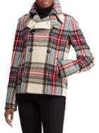 Lauren Ralph Lauren Plaid Double-breasted Coat
