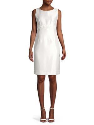 Kasper Jewelneck Shift Dress