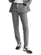 Mango Checkered Suit Pants