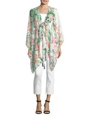 Bcbgeneration Tropical-print Kimono