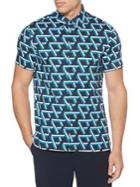 Perry Ellis Geo-optical Short-sleeve Shirt