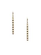 Sole Society Goldtone & Faux Pearl Stick Linear Drop Earrings