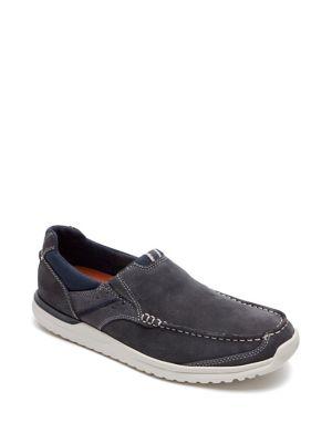 Rockport Langdon Leather Slip-on Sneakers