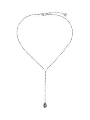 French Connection Stone Crystal Y-necklace