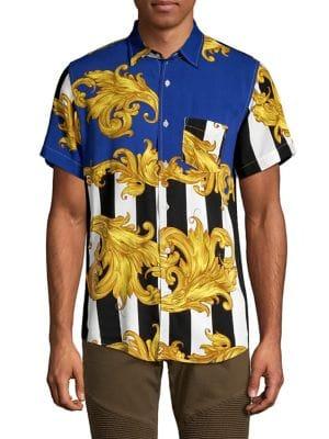 Reason Viceroy Pattern Button-front Shirt