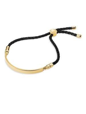 Michael Kors Custom Kors 14k Goldplated Sterling Silver & Silk Interchangeable Bracelet Cord