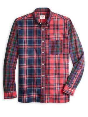 Brooks Brothers Red Fleece Tartan Fun Shirt
