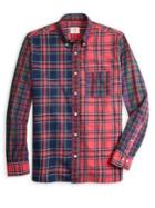 Brooks Brothers Red Fleece Tartan Fun Shirt