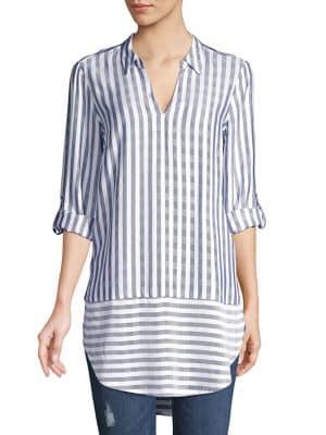 Cupio Striped Long-sleeve Top
