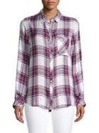 Beach Lunch Lounge Charley Plaid Button-front Shirt