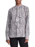 Lauren Ralph Lauren Ruffle-front Blouse