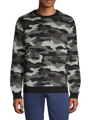 En Thread Camouflage Cotton Sweater