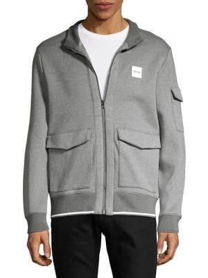 Calvin Klein Multi-pockets Zip Front Jacket