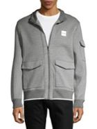 Calvin Klein Multi-pockets Zip Front Jacket
