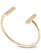 French Connection Goldtone Rectangle Bar Cuff Bracelet