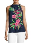 Tommy Bahama Floral-print Sleeveless Top