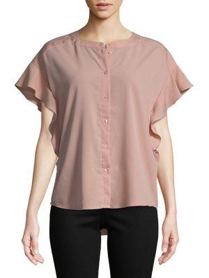 Vero Moda Classic Ruffled-sleeve Top