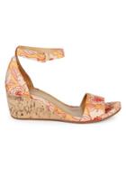 Naturalizer Areda Floral Ankle-strap Sandals