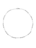Morris & David 14k White Gold & Diamond Necklace
