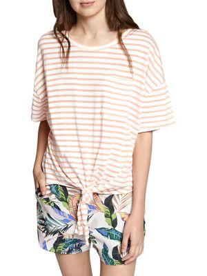 Sanctuary Echo Park Striped Cotton Tee