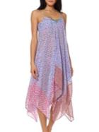 Jessica Simpson Ditsy Floral Handkerchief Coverup Dress