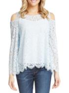 Karen Kane Lace Cold-shoulder Top