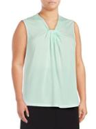 Calvin Klein Sleeveless Knotted Top