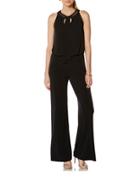 Laundry By Shelli Segal Solid Sleeveless Jumpsuit