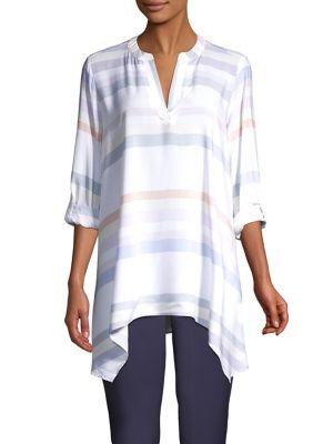 Context Striped Oversize Blouse