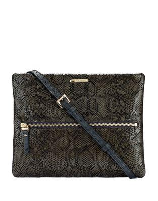 Gigi New York Exotic Leather Crossbody Bag