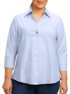 Foxcroft Paige Three-quarter Sleeve Shirt