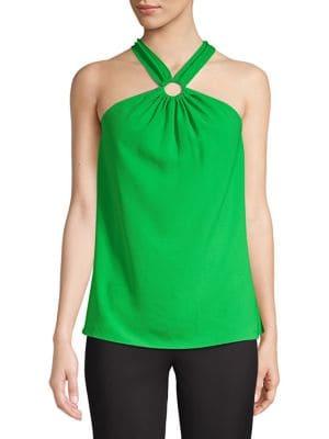 Michael Michael Kors Keyhole Halterneck Top