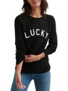 Lucky Brand Embroidered Logo Sweater