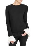Lauren Ralph Lauren Crewneck Bell Sleeve Sweater