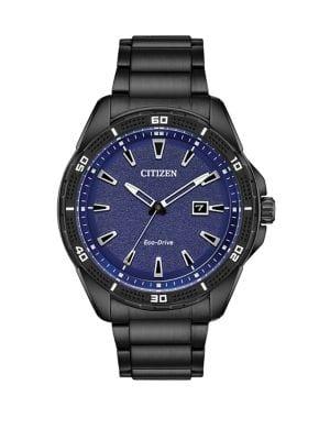 Citizen Drive Eco-drive Black Stainless Steel Watch
