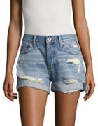 Lucky Brand Distressed Cotton Shorts