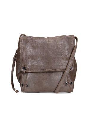 Kooba Orian Metallic Leather Crossbody Bag