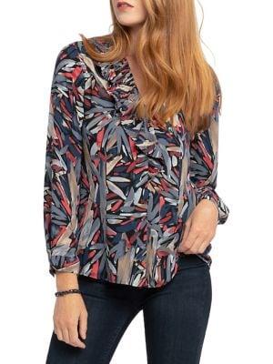Nic+zoe Light Festival Printed Top