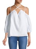 Bailey 44 Cold-shoulder Halter Top