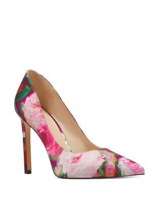 Nine West Tatiana Floral Point Toe Pumps