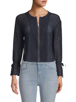 Ellen Tracy Textured Short Jacket