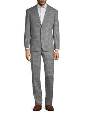 Michael Kors Wool 2-piece Plaid Suit