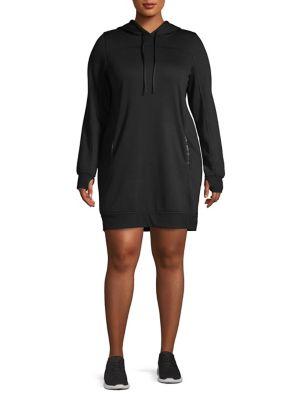 Marc New York Performance Plus Long Sleeve Hoodie Dress