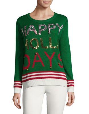 Faith & Zoe Happy Holla Day Sweater