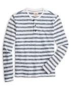 Brooks Brothers Red Fleece Striped Knit Henley