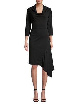 Dkny Asymmetric Sheath Dress